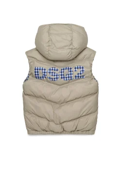 DSQUARED2 Vest imbottito reversibile con logo DSQ2 | Bambino Giacche E Cappotti | Logomania