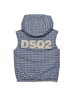 DSQUARED2 Vest imbottito reversibile con logo DSQ2 | Bambino Giacche E Cappotti | Logomania