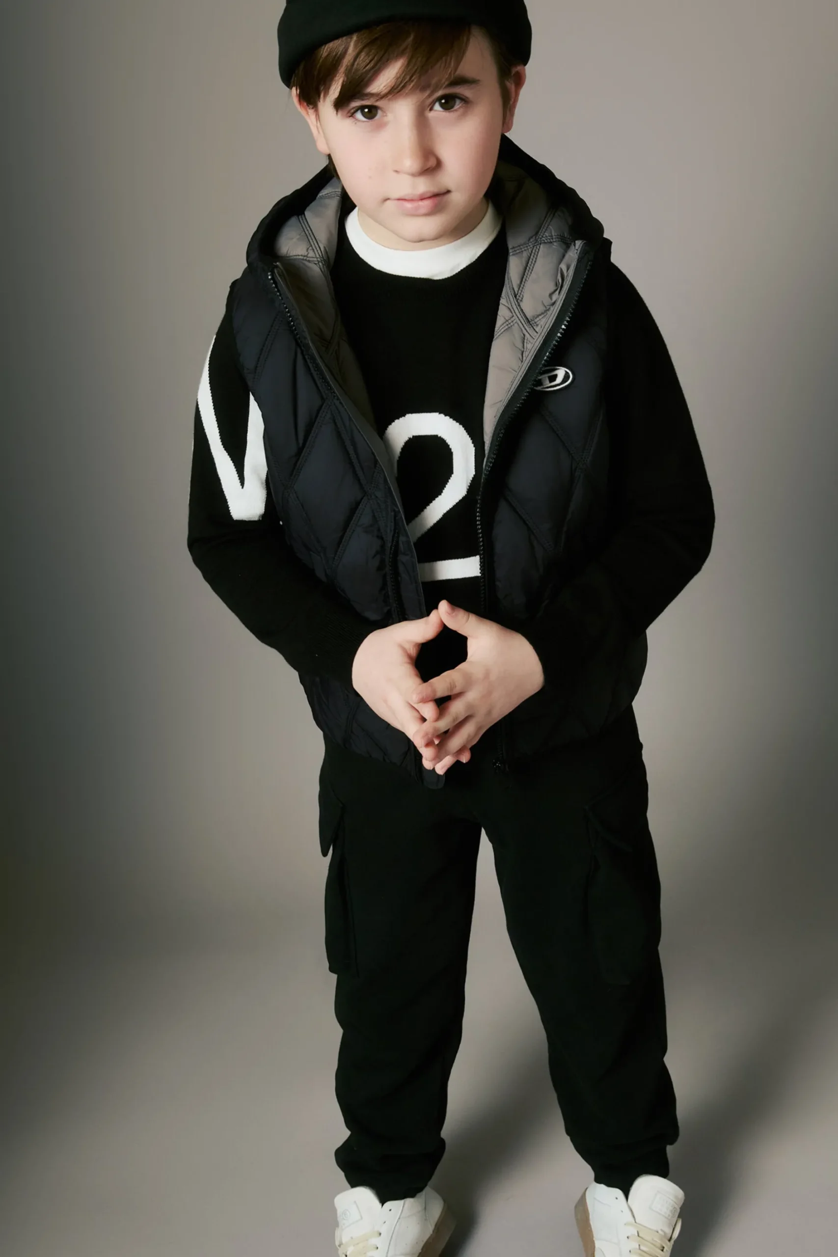 DIESEL Vest leggero trapuntato diamond | Bambino Giacche E Cappotti | Giacche E Cappotti