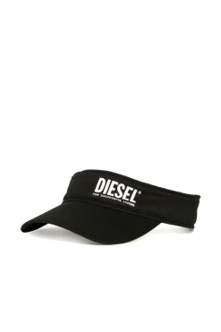 DIESEL Visiera in gabardina con logo istituzionale | Bambino Berretti E Cappelli | Swimwear