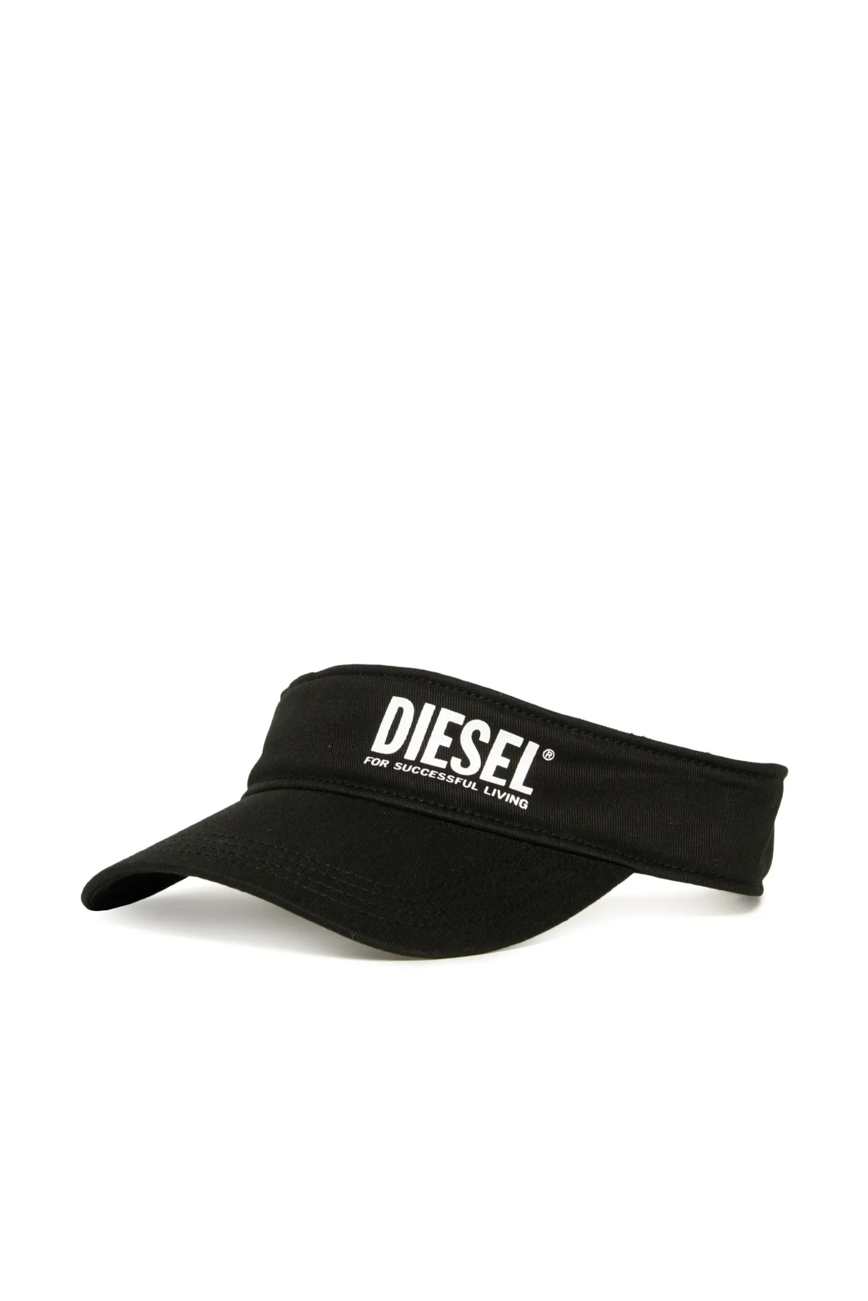 DIESEL Visiera in gabardina con logo istituzionale | Bambino Berretti E Cappelli | Swimwear