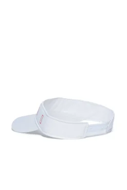 MARNI Visiera in gabardina con logo Outline | Bambino Berretti E Cappelli | Logomania