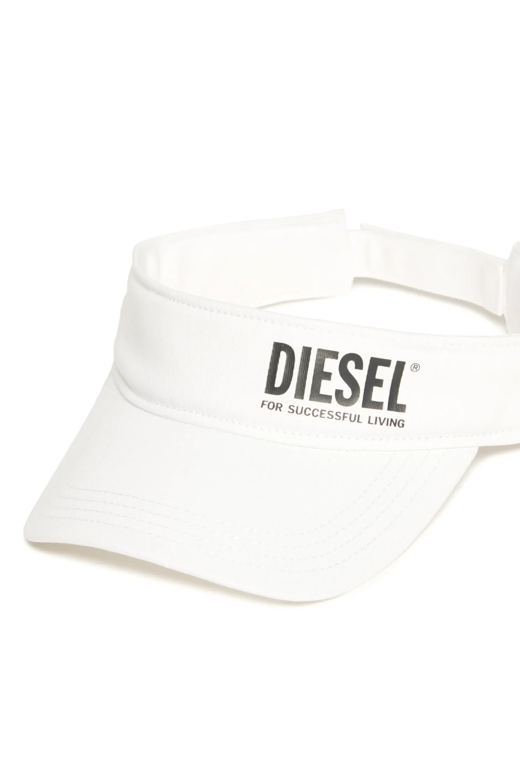 DIESEL Visiera in gabardina con logo istituzionale | Bambino Berretti E Cappelli | Swimwear